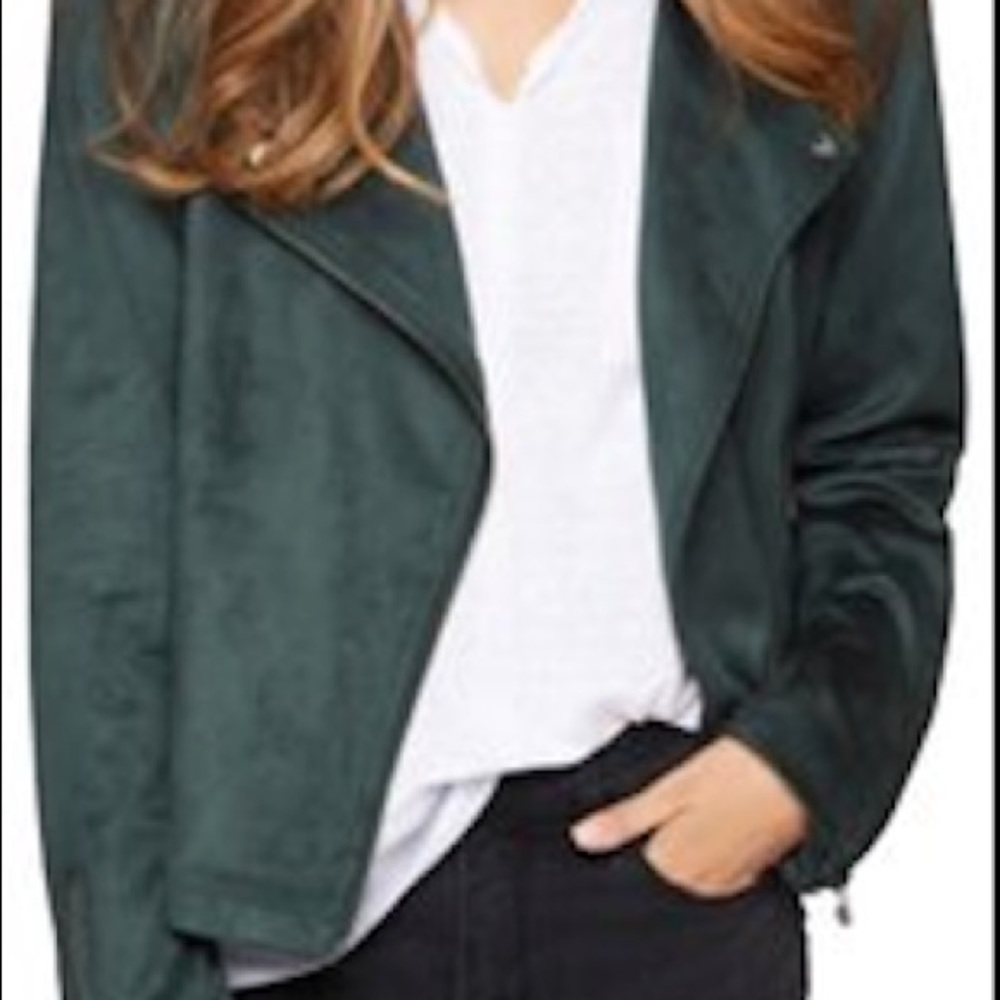 Sanctuary “Do It Right” Faux Suede Moto Jacket XS